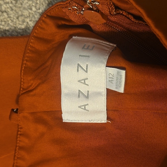 Azazie Terracotta Formal Dress - Picture 8 of 11